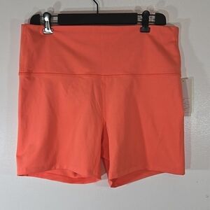 All In Motion Brushed Sculpt Ultra High Rise 5" Coral Pink Shorts XXL